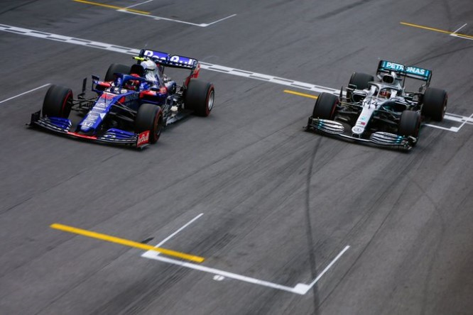 Gasly e Hamilton, Brasile 2019