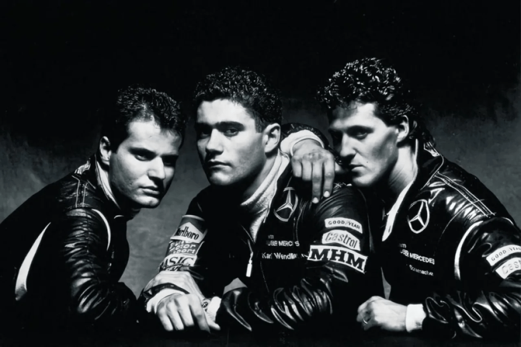 La storia di Michael Schumacher, parallela a quella di Frenzten. I due, giovani promesse della Mercedes, amici prima e rivali poi, non solo in pista.