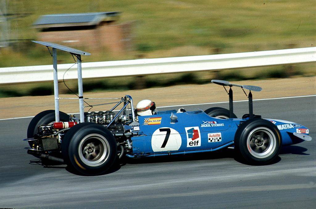 Alettone rialzato Matra MS10 (1969)