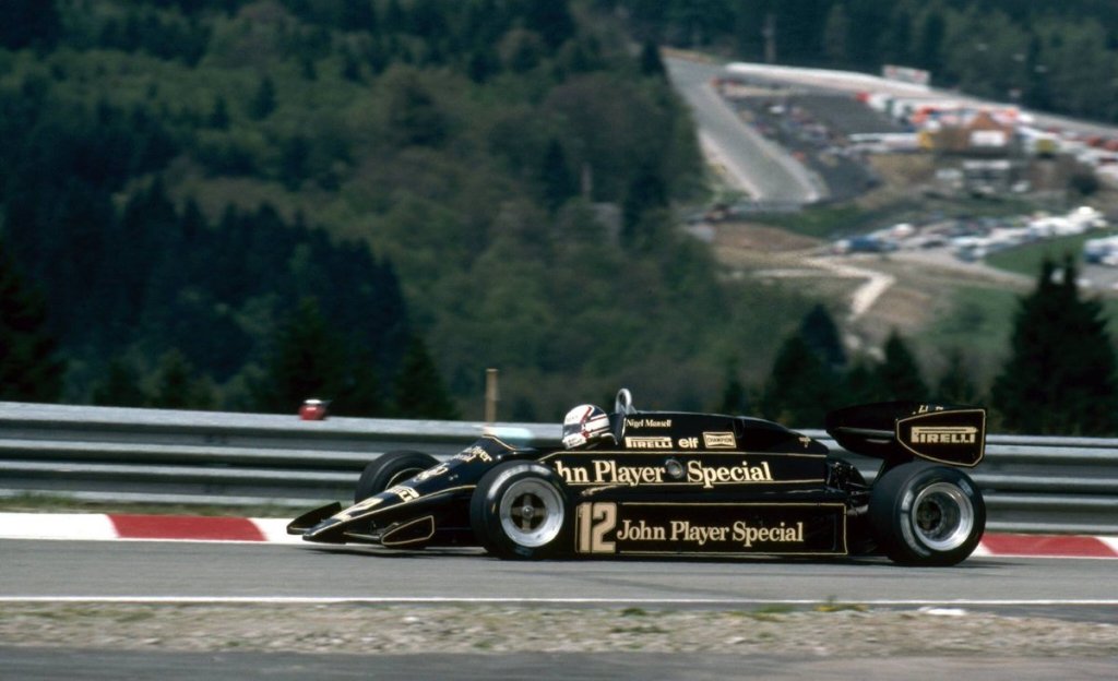 Mansell in Lotus