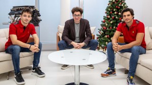 Sainz Leclerc Binotto Ferraripic