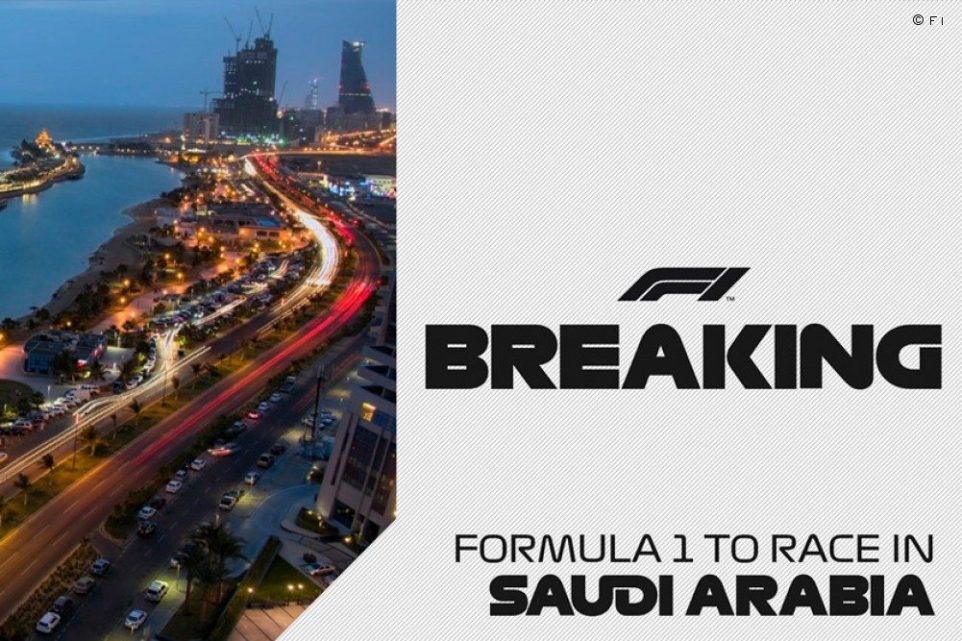 La Formula 1 debutterà in Arabia Saudita nel 2021.