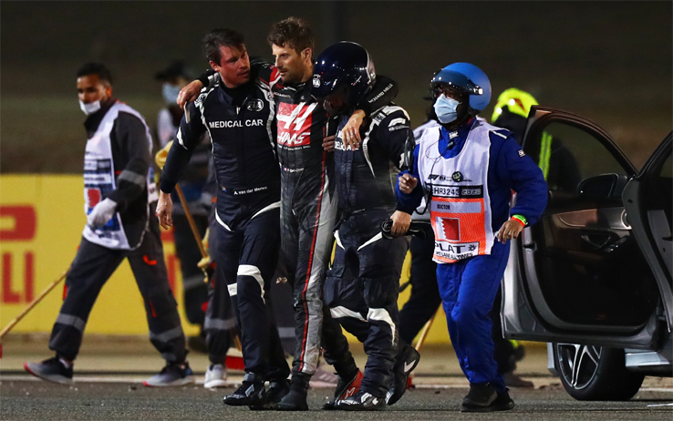 Romain Grosjean Bahrain 2020