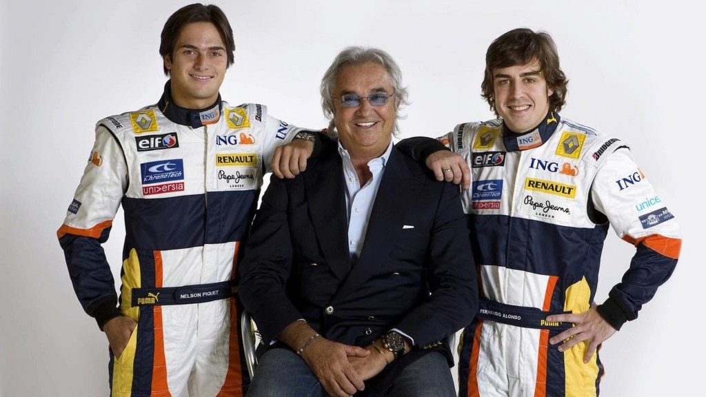 Nelson Piquet Jr, Briatore e Fernando Alonso