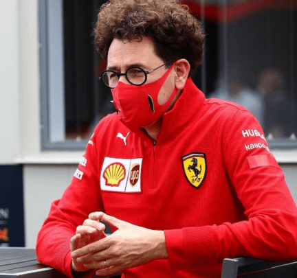 Mattia Binotto ad Imola