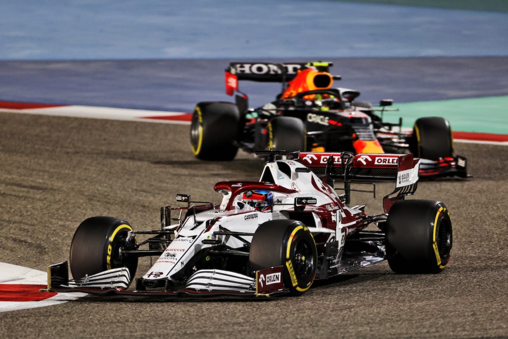 Raikkonen a bordo della Alfa Romeo C41