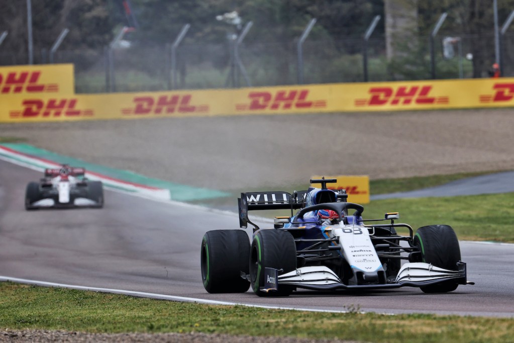 George Russell in Williams
