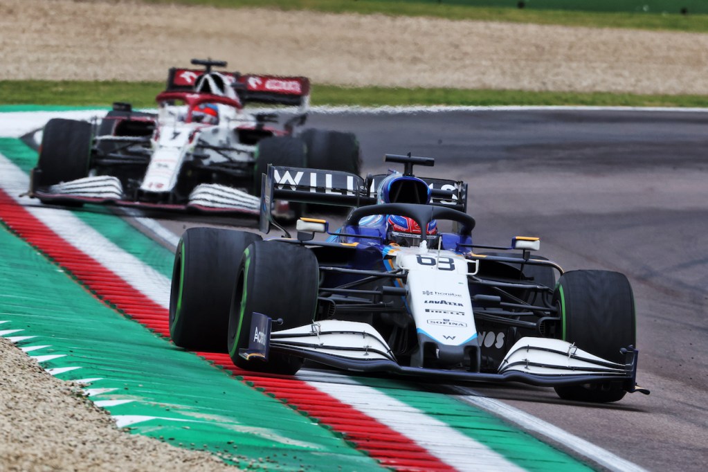 George Russell in Williams