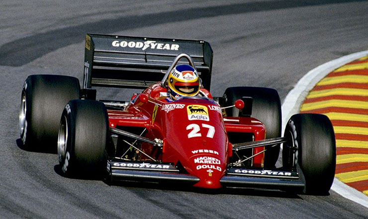 Michele Alboreto Ferrari GP Canada 1985