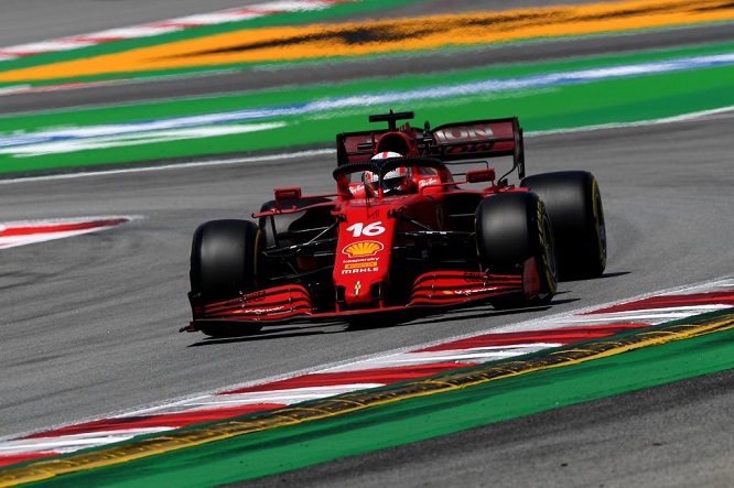 Charles Leclerc Ferrari FP1 SpanishGP Barcelona