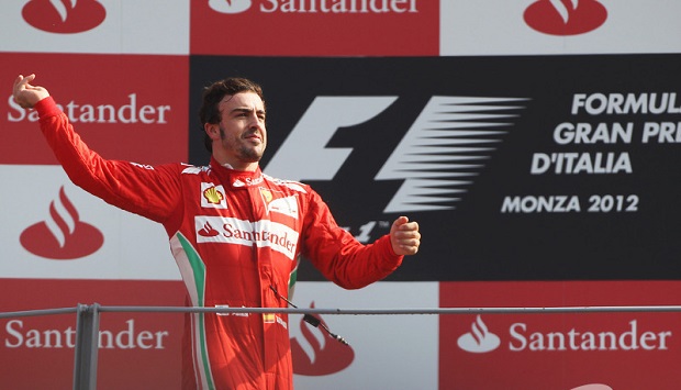 f1 fernandoalonso monza gpitalia podio ferrari