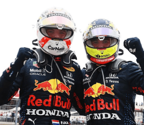 I due piloti Red bull dopo il GP di Francia