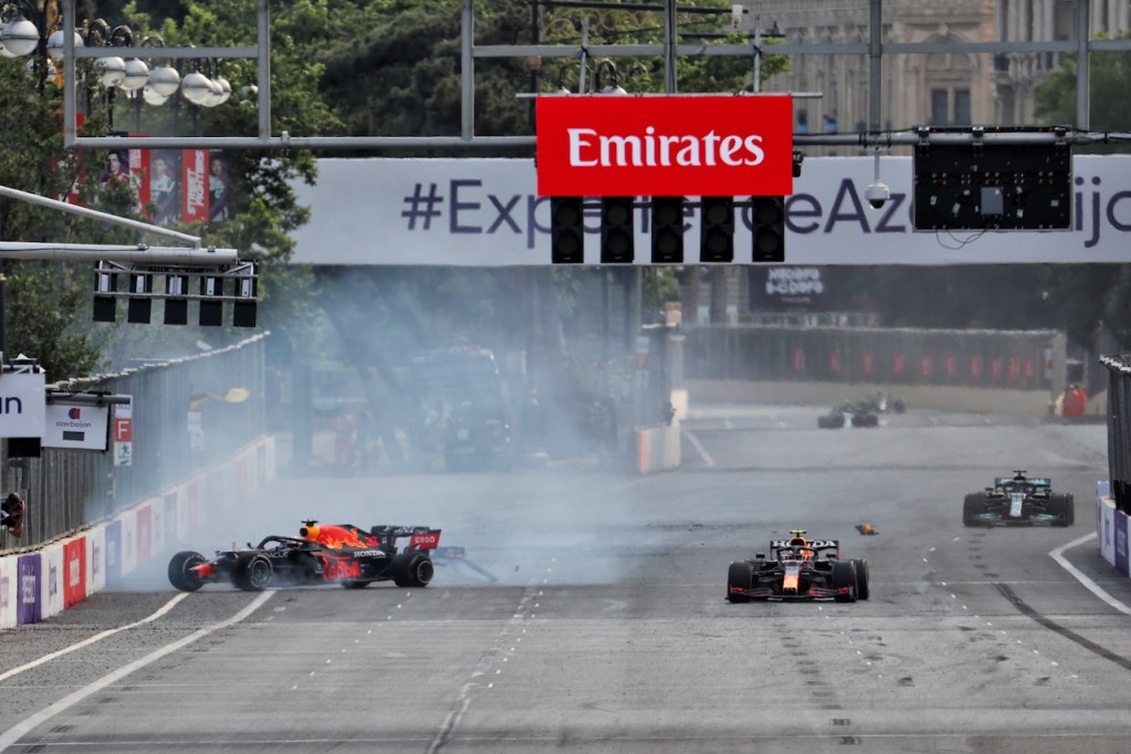 Incidente di Verstappen a Baku