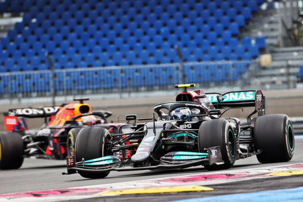 Valtteri Bottas impegnato nel GP di Francia