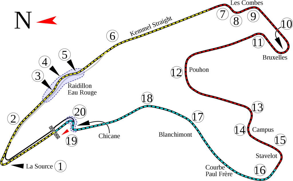 Spa Francorchamps of Belgium.svg