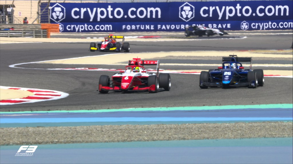 Bearman subito dopo il sorpasso