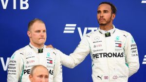 Hamilton Bottas GP Russia 2018