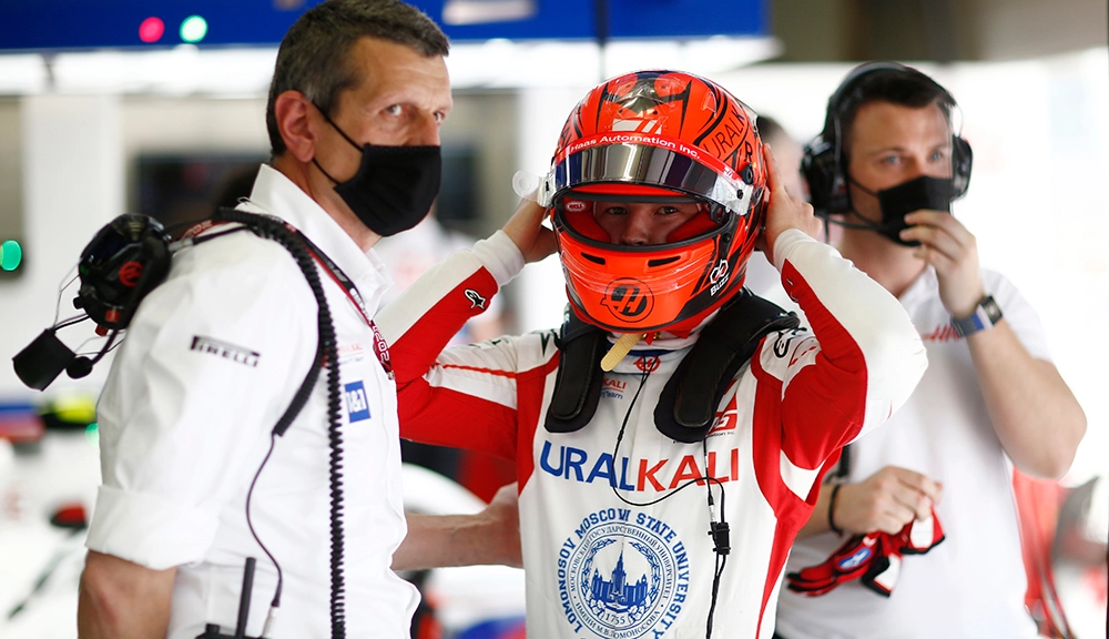 Gunther Steiner e Nikita Mazepin