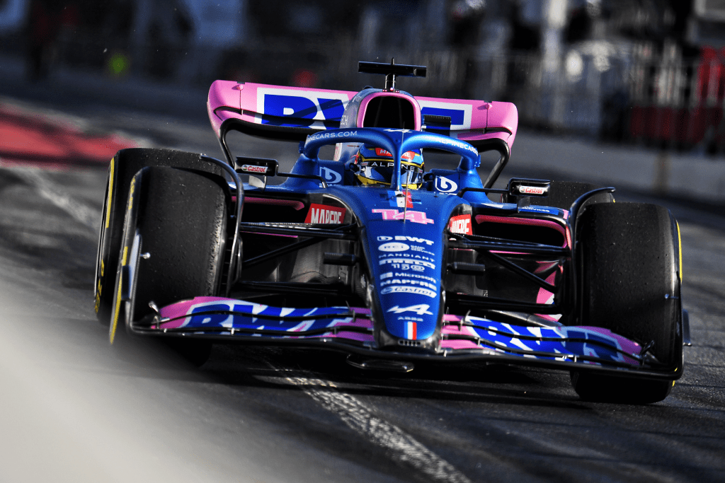 alonso test 2022 alpine