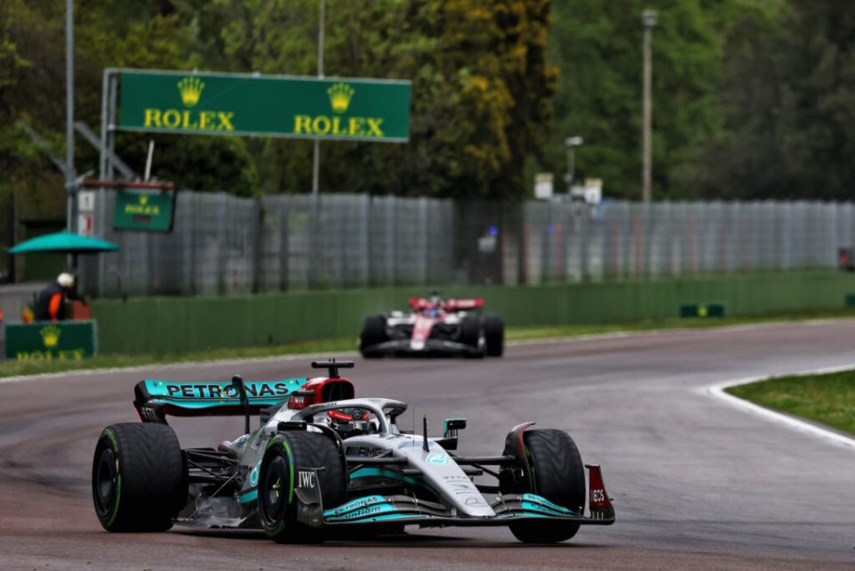 George Russell Imola 2022