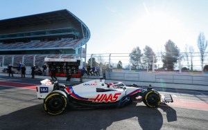 f1 haas 2022 filming day barcellona twitter