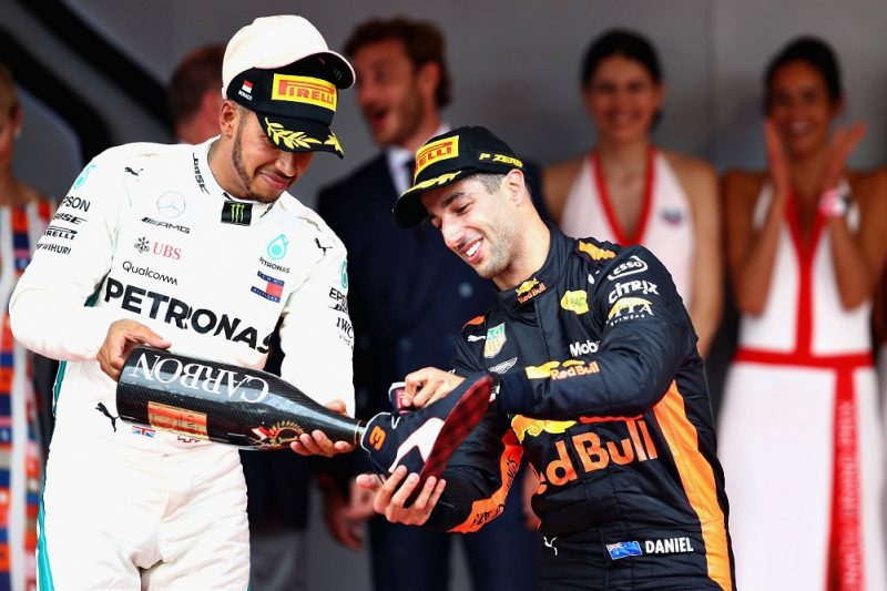 Monaco 2018, Ricciardo shoey