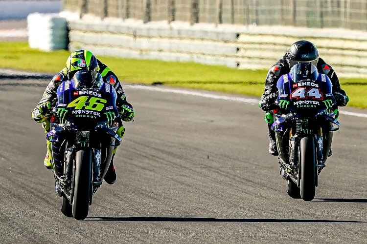 Lewis Hamilton e Valentino Rossi