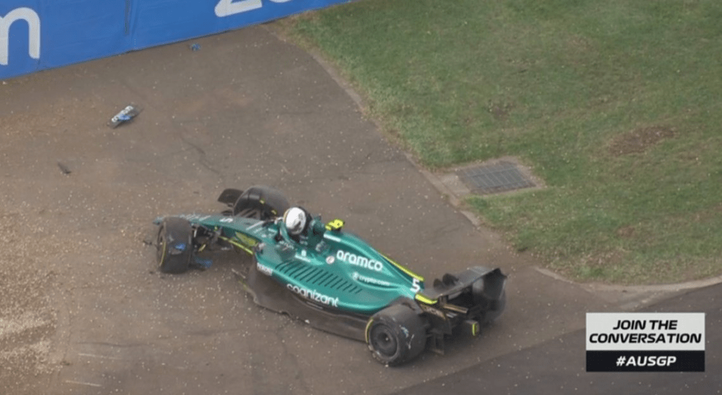Lando Norris è stato il pilota più veloce nelle ultime prove libere del Gran Premio d'Australia in cui entrambi i piloti dell'Aston Martin sono stati vittima di un incidente.
