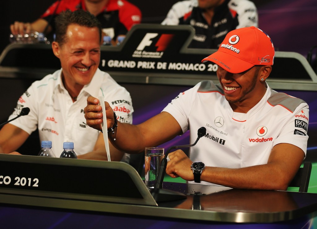 schumacher hamilton getty