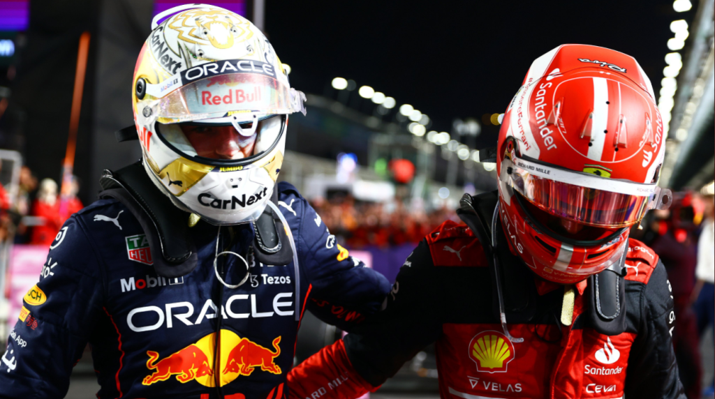 Leclerc Verstappen