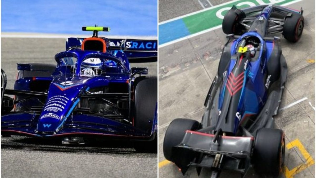 Williams rimuove parte della vernice