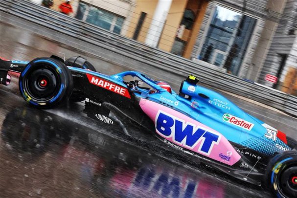 Esteban Ocon durante il gran premio di Monaco