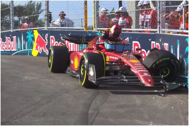 Sainz incidente Prove Libere Miami 2022