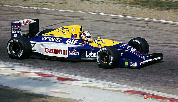 La Williams FW14 del 1992 motorizzata Renault