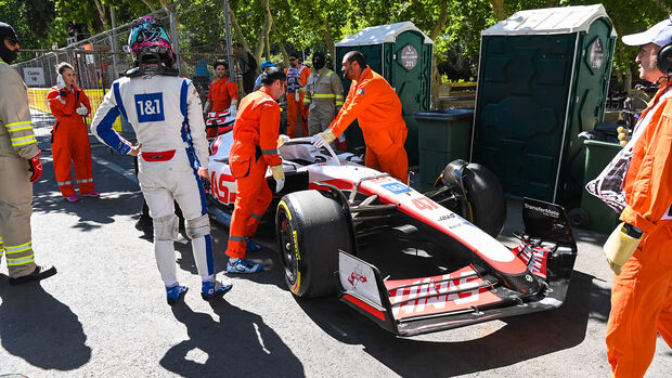 Problemi per il team americano nella giornata di venerdì, con Mick Schumacher costretto ai box per tutte le FP1.