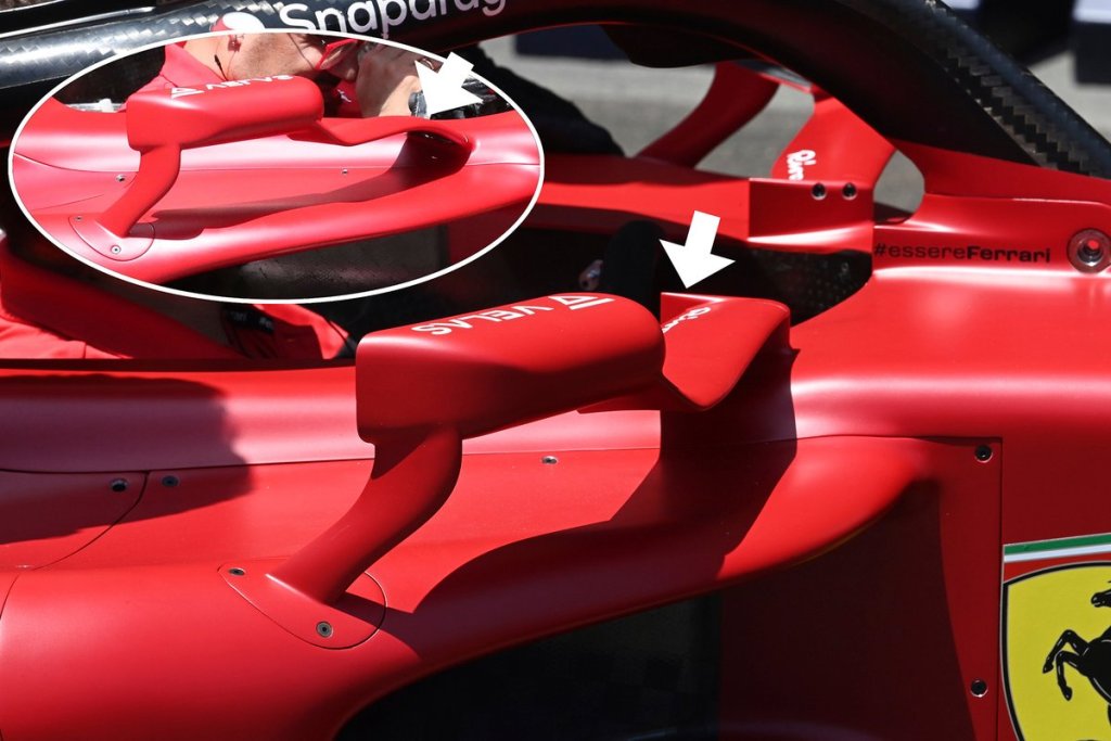 Molte modifiche dei team per adattarsi al circuito cittadino. Ferrari in direzione opposta sull’ala posteriore.