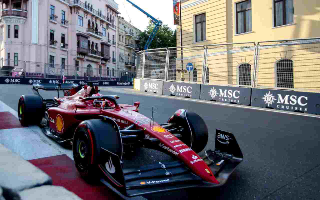 L'analisi Ferrari dei dati del Gran Premio dell'Azerbaijan dello scorso fine settimana mostra come Leclerc fosse sulla buona strada per una comoda vittoria prima del suo ritiro.
