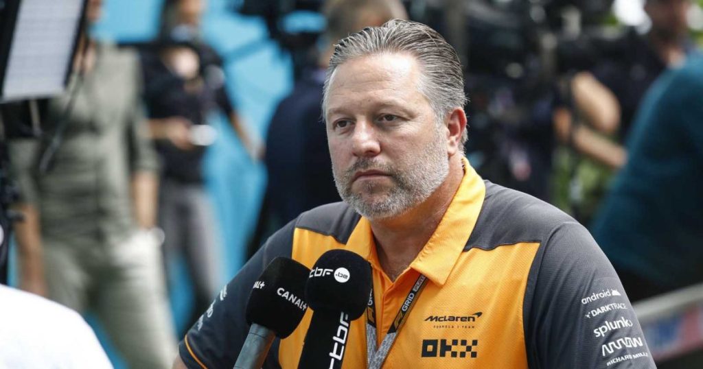 Zak Brown, CEO di McLaren