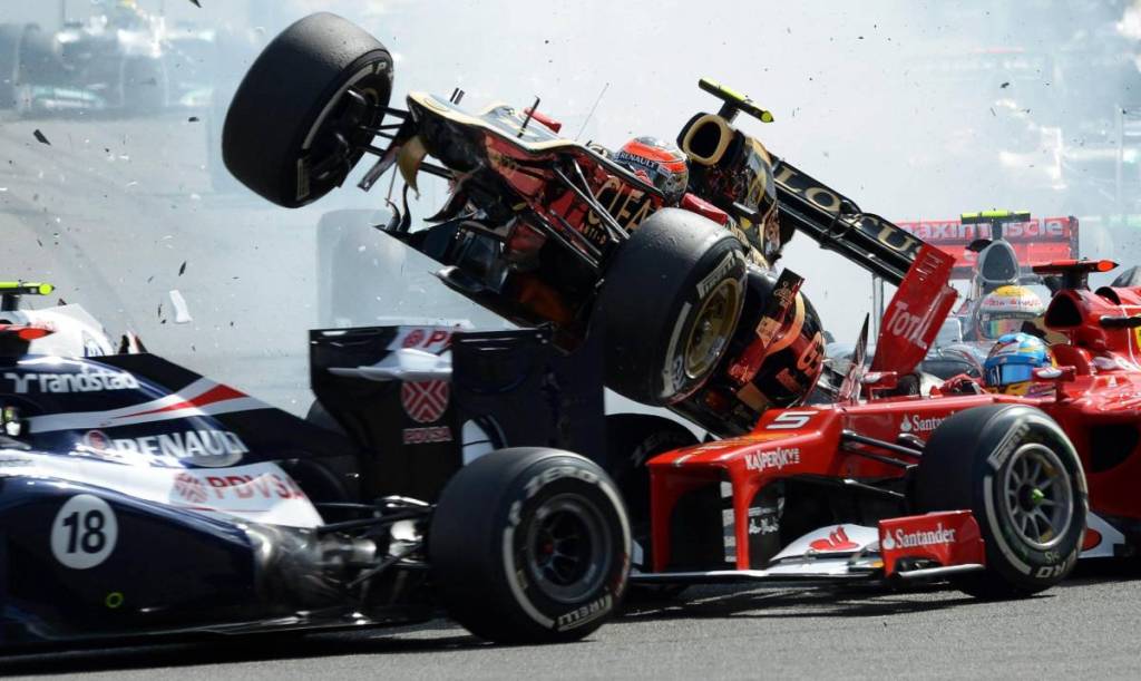 incidente Grosjean Alonso
