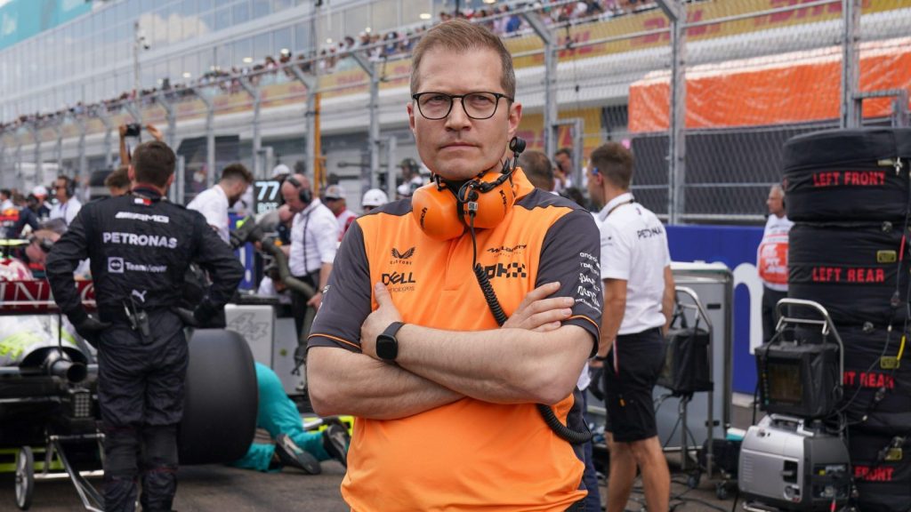 In foto Andreas Seidl, team principal McLaren