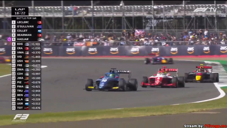 Arthur Leclerc ha ottenuto la prima vittoria stagionale in Formula 3, sua e di Prema, davanti a Zak O'Sullivan e Ollie Bearman a Silverstone.