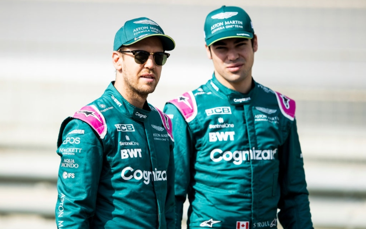 Sebastian Vettel e Lance Stroll