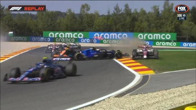Nicholas Latifi afferma che il suo testacoda durante il Gran Premio del Belgio, che ha portato al ritiro di Valtteri Bottas dalla gara, è stato innescato dai marbles lasciati sulla pista dalle gare precedenti.