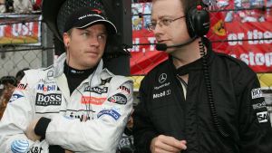 Mark Slade e Kimi Raikkonen in McLaren