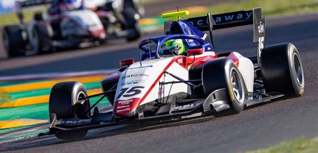 David Schumacher a bordo della Charouz a Imola