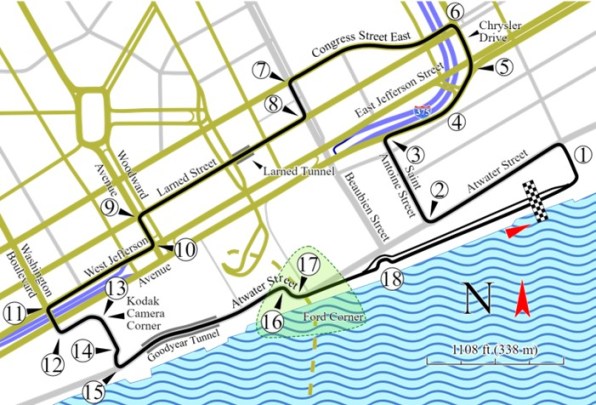 Detroit street circuit