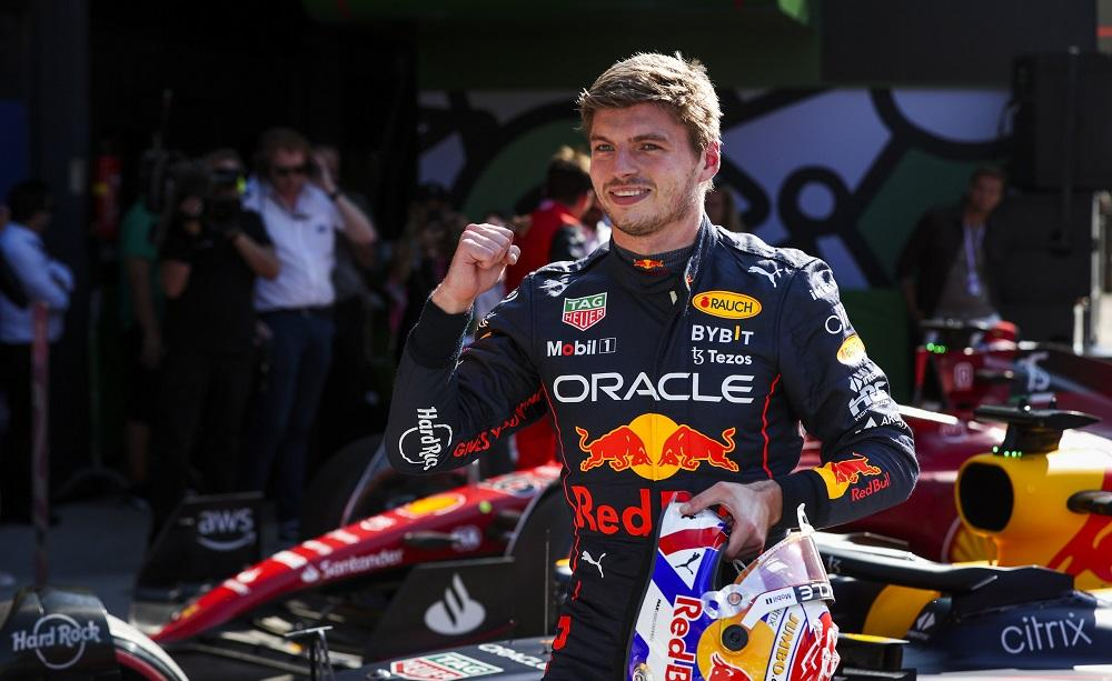 Verstappen dopo la vittoria a Monza.