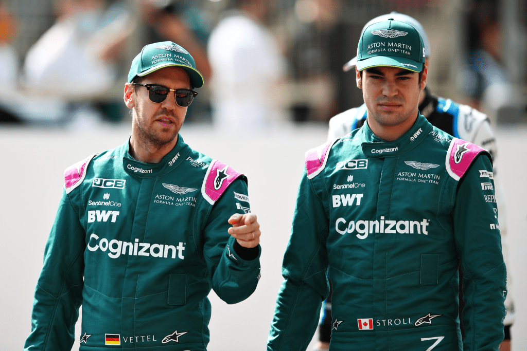 vettel e stroll, piloti Aston Martin