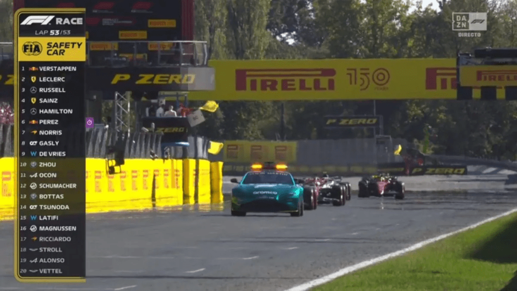 safety car monza