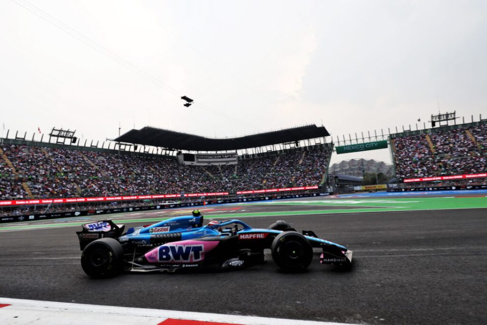 Esteban Ocon (FRA) Alpine F1 Team A522. 28.10.2022. Formula 1 World Championship, Rd 20, Mexican Grand Prix, Mexico City, Mexico, Practice Day. - www.xpbimages.com, EMail: requests@xpbimages.com © Copyright: Bearne / XPB Images